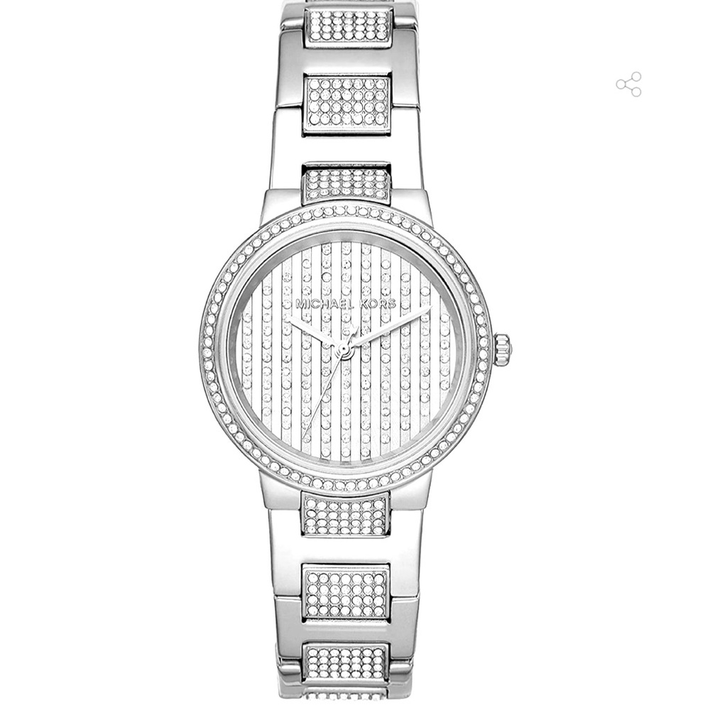 Michael Kors | Gabbi Glitz Silver Women's Watch MK3984